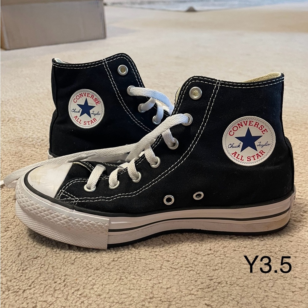 Converse Black High-Top Sneakers